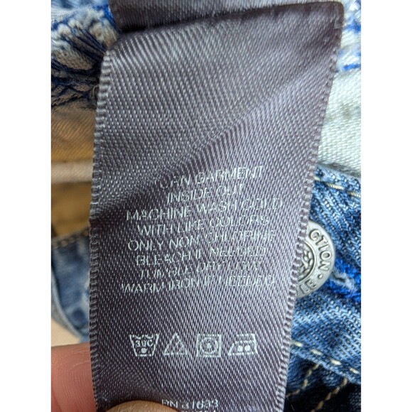 Kenneth Cole Reaction Jeans Mens 38X32 (30) Blue Medium Wash Cotton Straight Fit - Picture 11 of 15